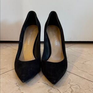 Stuart Weitzman black suede pumps. Size 9